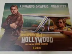 ワンス・アポン・ア・タイム・イン・ハリウッド B5サイズ ビジュアルカード