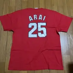 未使用★Ｌサイズ 広島東洋カープ 新井貴浩 25 オリジナルTシャツ Carp