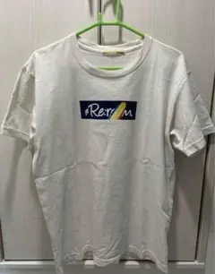 【古着】reroom 半袖ボックスロゴTシャツ
