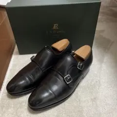 ★美品★ J.A. Ramis ダブルモンクレザー シューズ