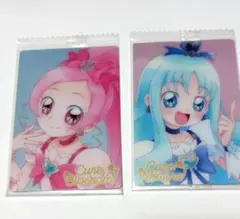 【未開封】プリキュアウエハースカード　キュアブロッサム　キュアマリン　２枚セット
