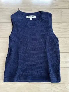 【美品】UNIQLO コントワーデコトニエ　ショートセーターノースリーブ　M
