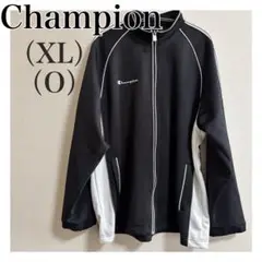 【訳あり】【送料込み】Champion トラックジャケット　ジャージ　黒　XL