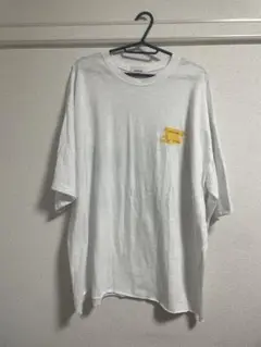 レディース オーバーTシャツ ホワイト 韓国 バッグロゴ
