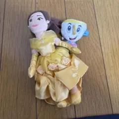 ＴＤＲ美女と野獣　ベル　チップぬいぐるみバッジセット
