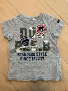 DOUBLE.B Tシャツ グレー　　90