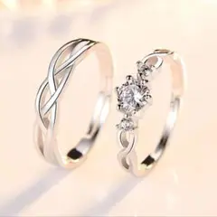 X318 ペアリング 結婚指輪 レディース メンズ カップル フリーサイズ