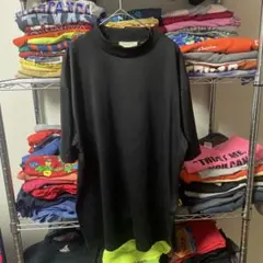90sヴィンテージLメンズ古着インドネシア製ブラック黒tシャツ海外直輸入
