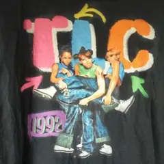 レア　美品　TLC ティーエルシー Tシャツ 黒　2XL 1992