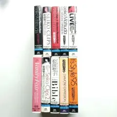 【ジャンク品】松田聖子　ビデオテープ　10本まとめ売り　VHS
