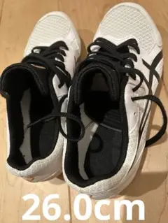 ASICS EFFORT13 スパイクシューズ ホワイト/ブラック