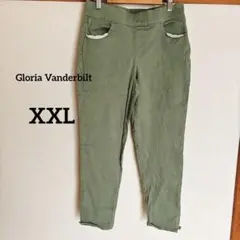Gloria Vanderbilt チノパン サイズ6 オリーブグリーン