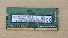 SK hynix 8GB PC4-2666V メモリ 1枚