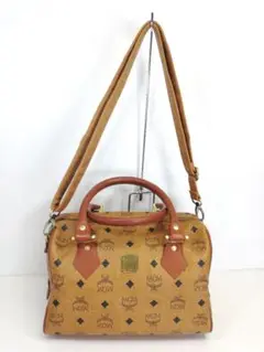 MCM ミニ ボストンバッグ ショルダーバッグ ドイツ製