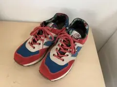 New Balance スニーカー レッド/ブルー/ベージュ