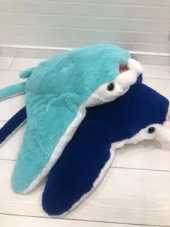 くったりマンタ　ふわふわでかBIG 水族館　2種セット