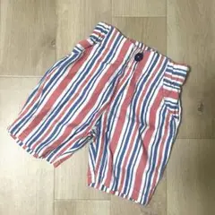 サマンサモスモス ベビーハーフパンツ sm2 マルチストライプ 95cm