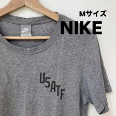 Nike USATF グレー Tシャツ　M 綿100