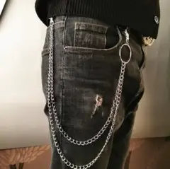 ♥️残りわずか♥️ロック　ユニセックス　パンク　チェーン　シンプル　ファッション