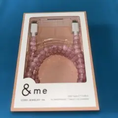 エレコム　USB Type-C ケーブル ピンク コードジュエリー