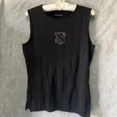 美品！ Valenza po Sports ブラックノースリーブトップス