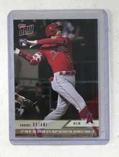 ルーキーカード　TOPPS NOW 2018　大谷翔平 　エンゼルス 697