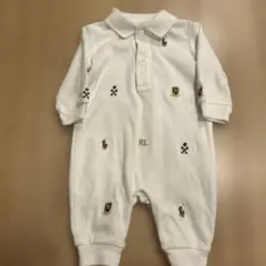 Ralph Lauren ホワイトロンパース 3M