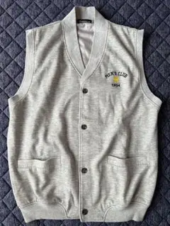 メンズクラブ　MEN'S CLUB ライトグレー ゴルフ　ベスト　Lサイズ