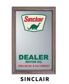 WOODEN PUB MIRROR/SINCLAIR