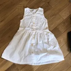 【新品未使用⠀】H&M ノースリーブ白ワンピース 未使用新品