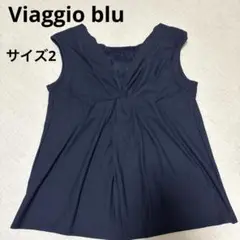 Viaggio Blu 前後2way ノースリーブブラウス