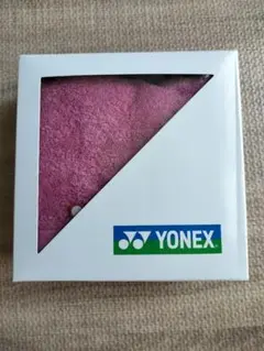 YONEX フェイスタオル　ピンク