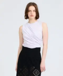 美品❣️シルケットベア天竺レイヤードトップス定価16,500円　エストネーション