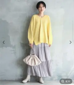 新品 LEPSIM キリカエティアードスカート