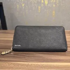 Paul Smith ブラック 長財布 ラウンドファスナー