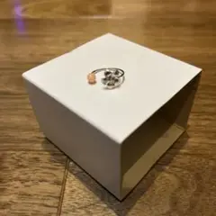 ピンクサンゴ シルバーリング
