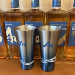 サントリーウイスキー Ao 700ml 6本セット専用のグラス2本付き