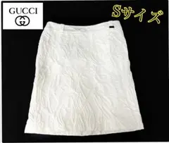 GUCCI エンボス加工 ミニスカート