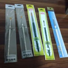 トールペイント筆　5本まとめ売り