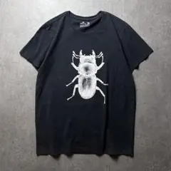 OSKLEN オクスレン　クワガタ　虫　昆虫　アート　レトロ　グラフィック　M