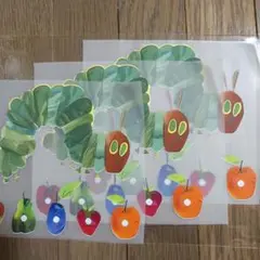 はらぺこあおむしアイロンシール3枚