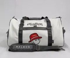 マルボン ゴルフ Malbon Golf ゴルフバッグ ボストンバッグ ホワイト