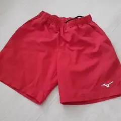 Mizuno 赤 ハーフパンツ 150 ソフトテニス　テニス　ゲームパンツ　子供