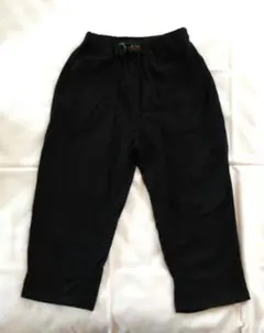 エフオーキッズ　七分丈パンツ　140　黒　美品