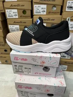 値下げ新品/未使用/ムーンスター /ニーモ 厚底 スニーカー 19.0