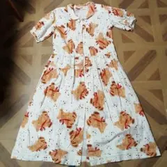 ワンダフルワールド ワンピース くま 柄