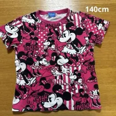 ディズニー　ミニー　140 半袖　Tシャツ ピンク