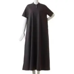 ebure エブール クリア コンパクト カノコ ポロ カラー ワンピース