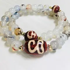 SALE‼️水蓮花天珠 宝瓶天珠 一線天珠 デンドリックオパール