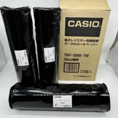 カシオ サーマルロールペーパー TRP-5880-TW 58mm幅用 15個